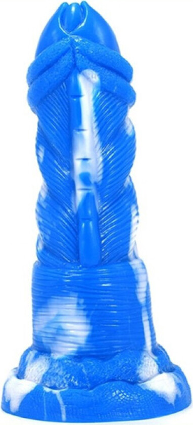 Dildo Nox Blue-White 21cm