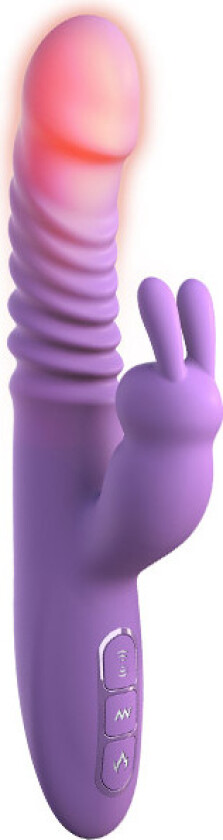 Her Thrusting Silicone Rabbit
