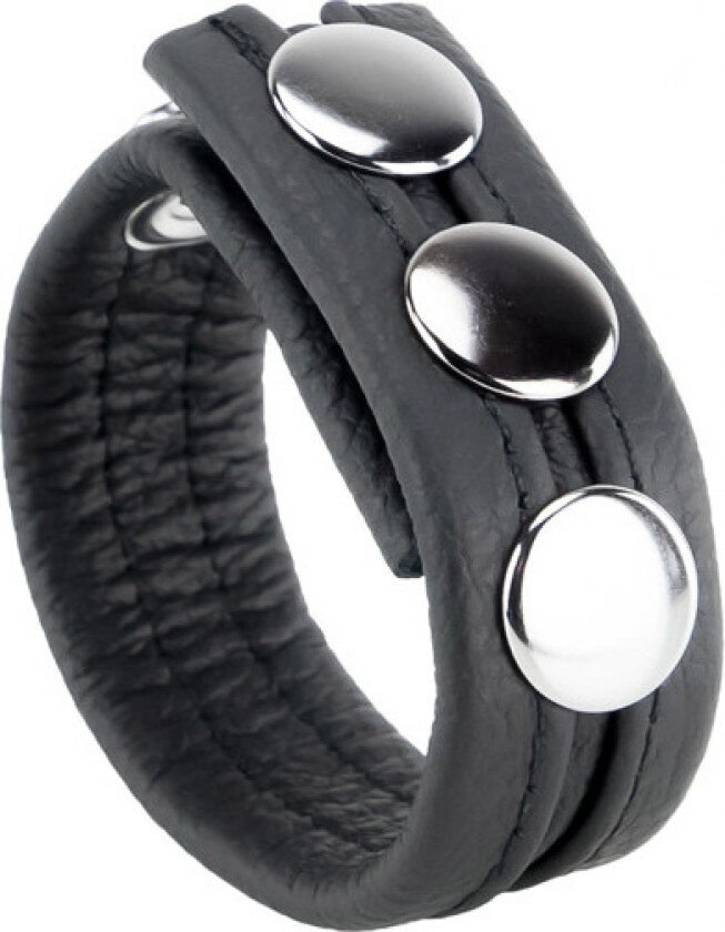 Cockring En Cuir Black