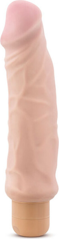 X5 Plus Vibrating Hard On Beige 22 cm