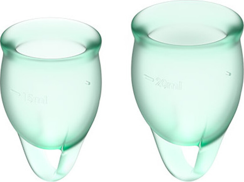 Feel Confident Menstrual Cup Light Green