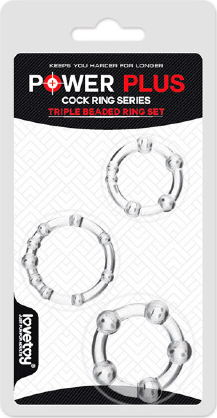 Triple Beaded Ring Set
