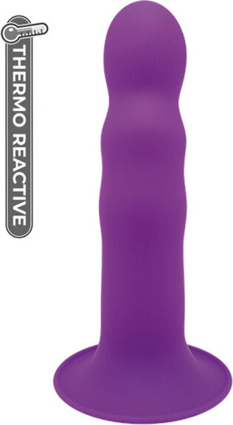 Premium Ribbed Dildo Purple