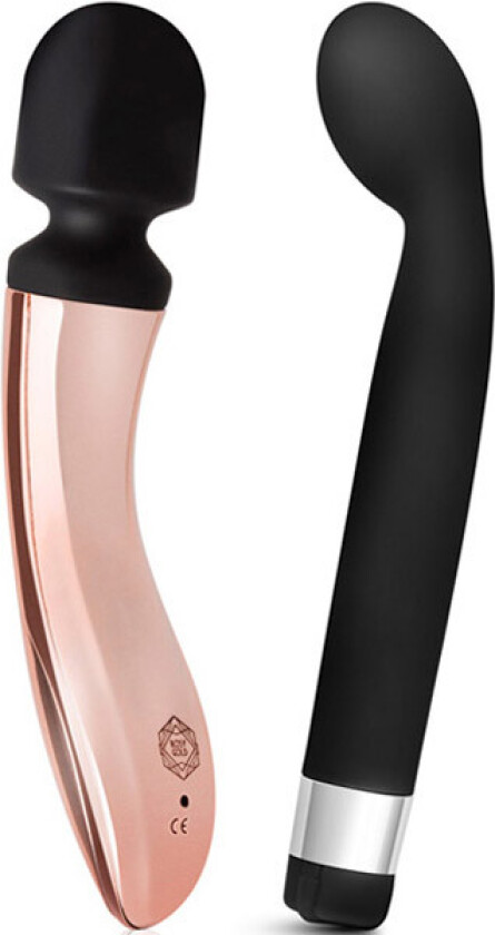Rosy Gold Wand + G-Spot Vibrator