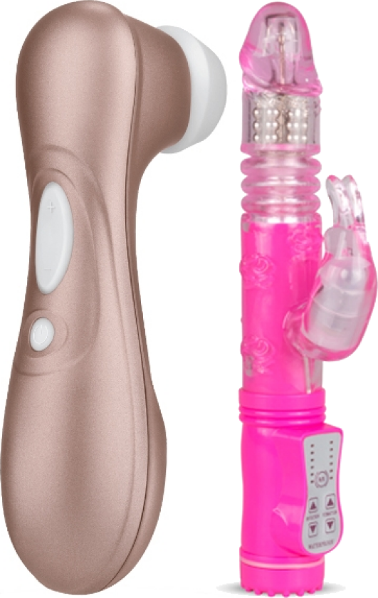 Satisfyer Pro 2 + Thrusting Rabbit Vibrator