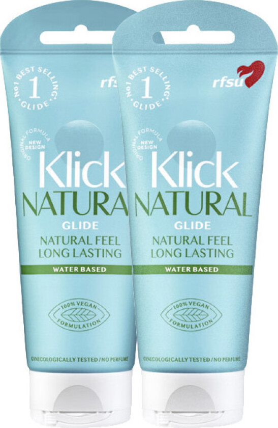 2-pack RFSU Klick Natural Glide 100ml
