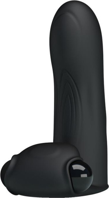 Adonis Finger Sleeve Vibrator Black