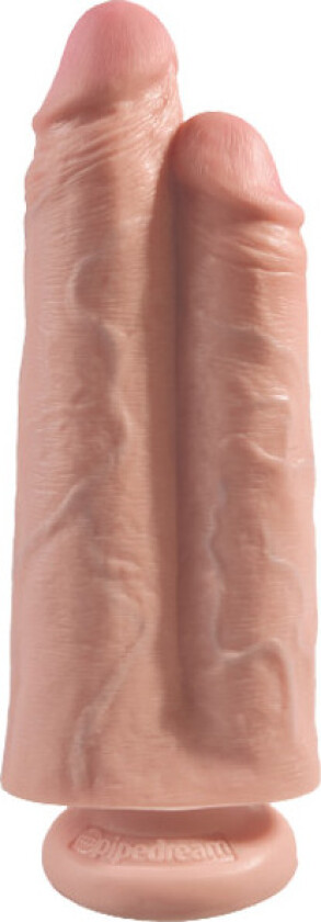 King Cock Two Cocks One Hole 25 cm