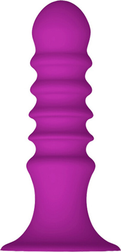 Ribbed Plug With Suction Cup