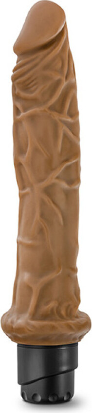 Dr. Skin Cock Vibe 8 Vibrating Cock Mocha 25cm