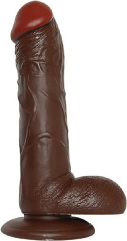 Realistic Dildo Emotion Large Brown 28,5 cm