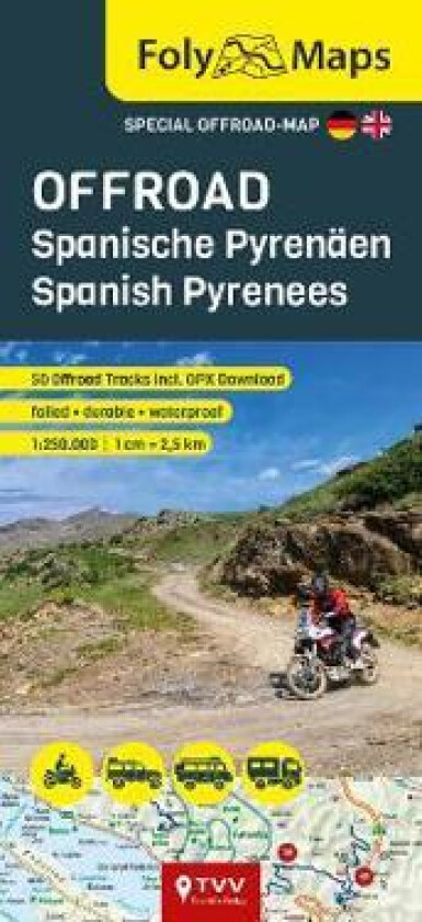 FolyMaps OFFROAD Spanish Pyrenees 1:250,000