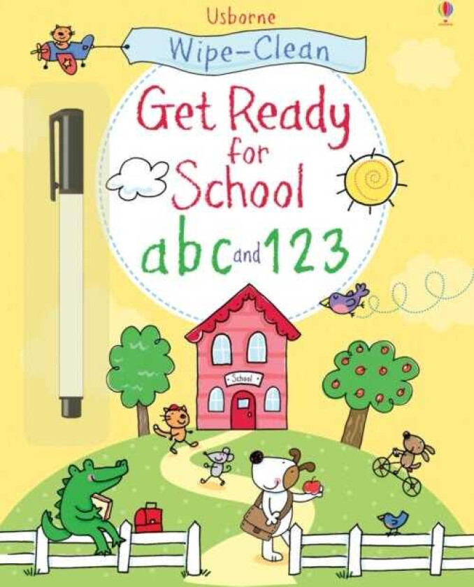 Wipeclean Get Ready for School abc and 123