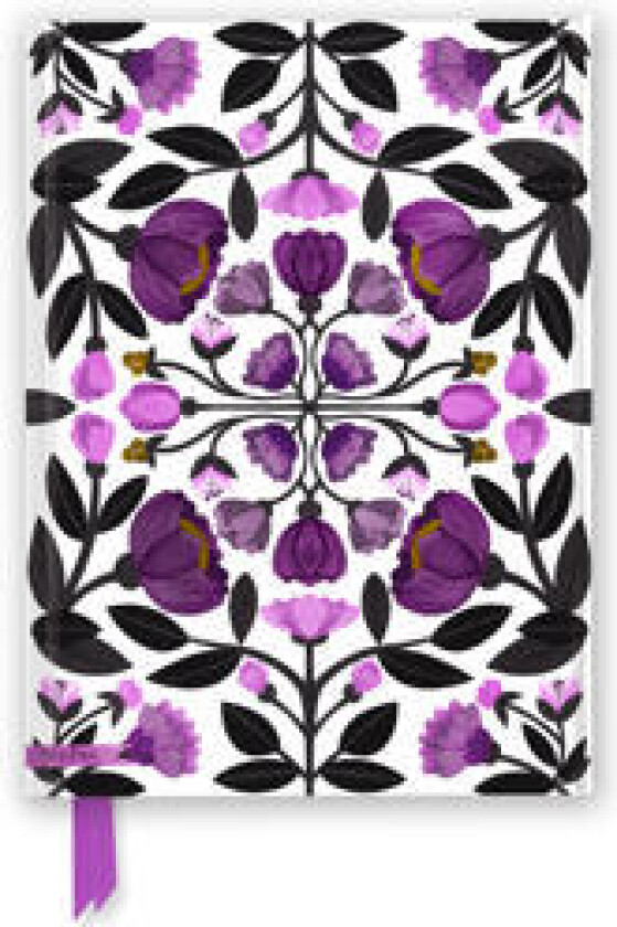 Nina Pace: Purple Flowers (Foiled Journal)