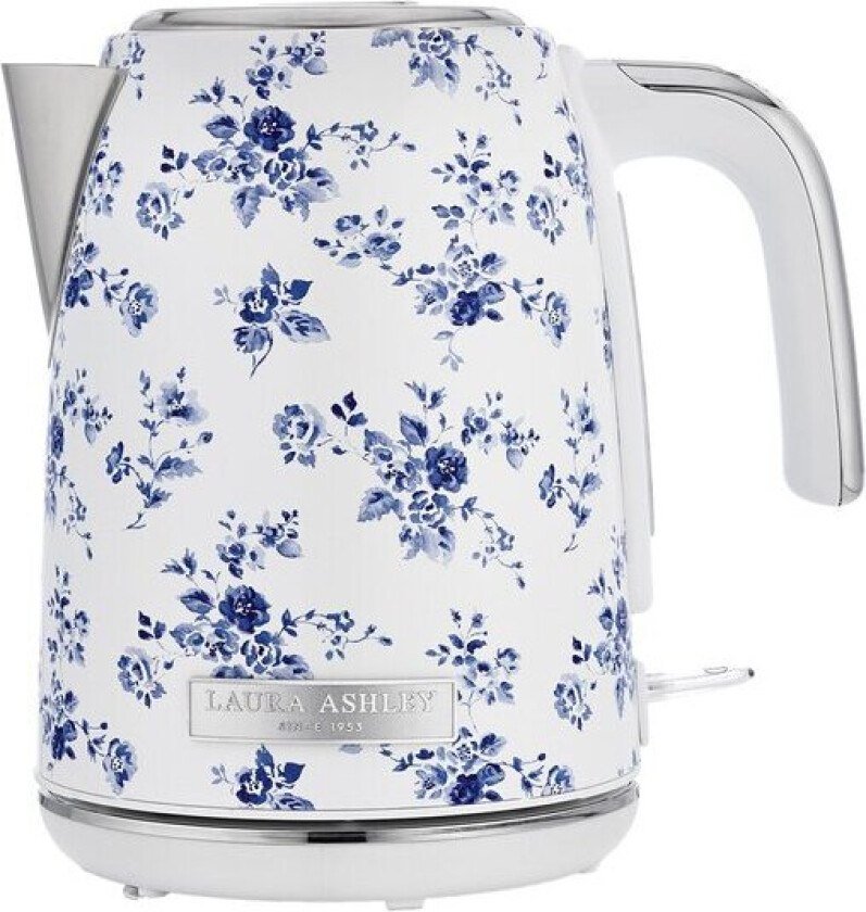Jug elektrisk vannkoker 1,7L China Rose blå/hvit