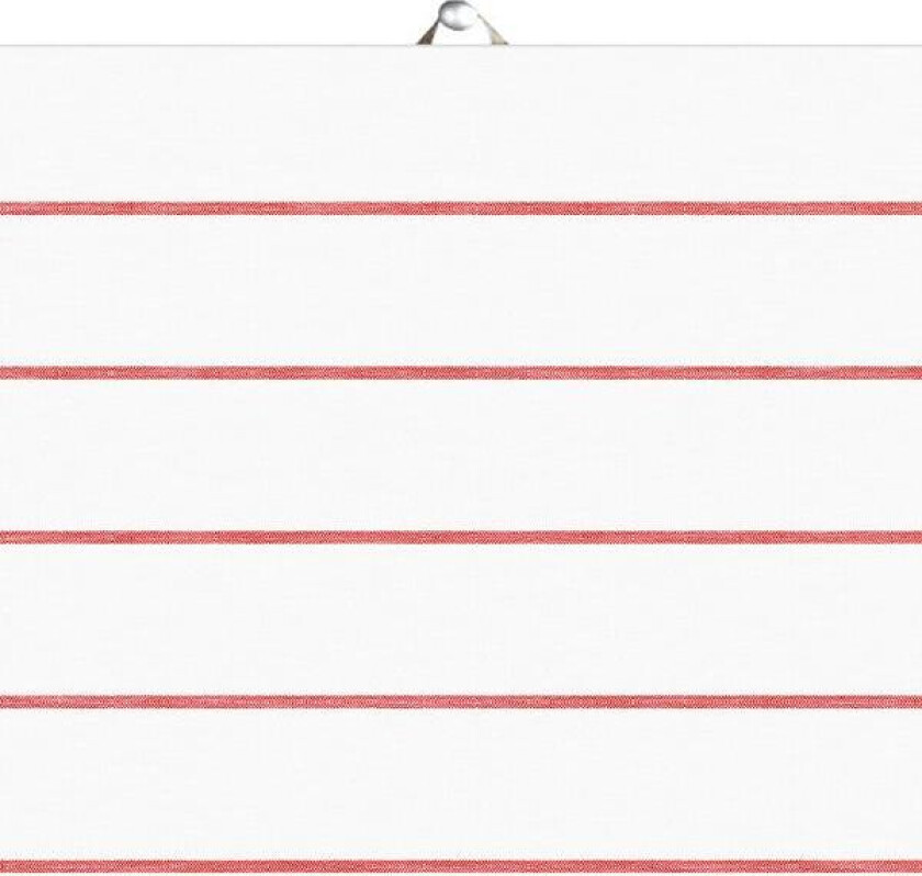 Tvärs kjøkkenhåndkle 50x70 cm rød