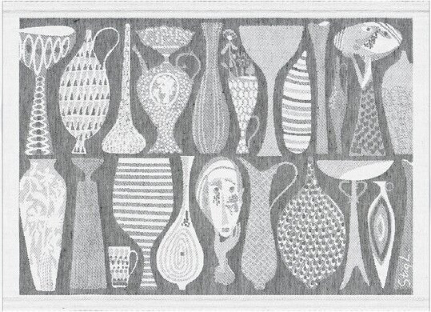 Stig L Pottery bordbrikke 35x48 cm svart