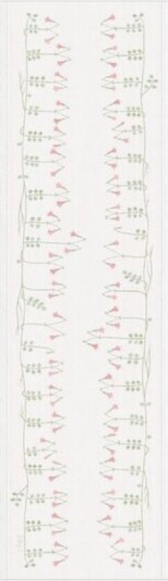 Stig L Linnea løper 35x120 cm rosa