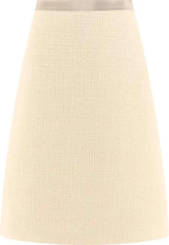 Dame, Skjørt, Beige, M