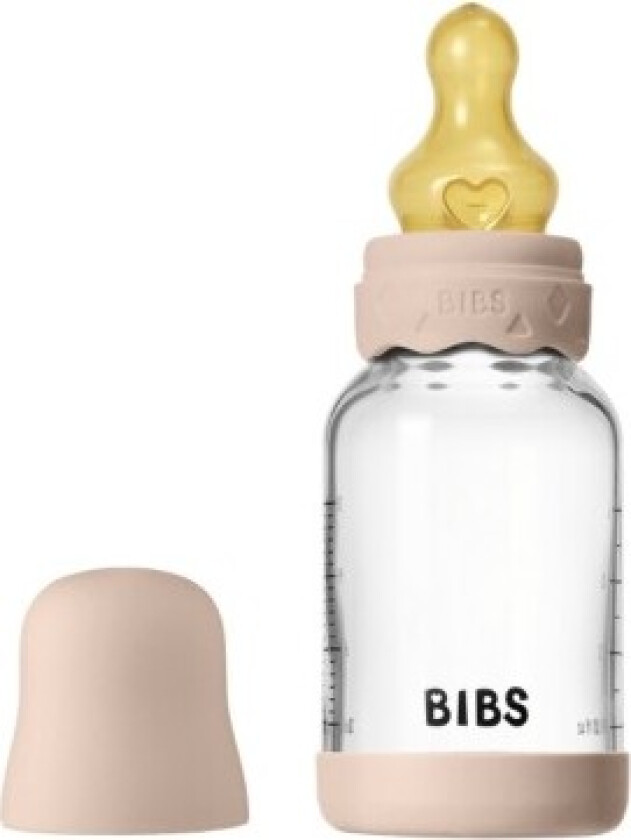 Bilde av Bibs Boheme Glass Babyflaske, 120 Ml, Latex