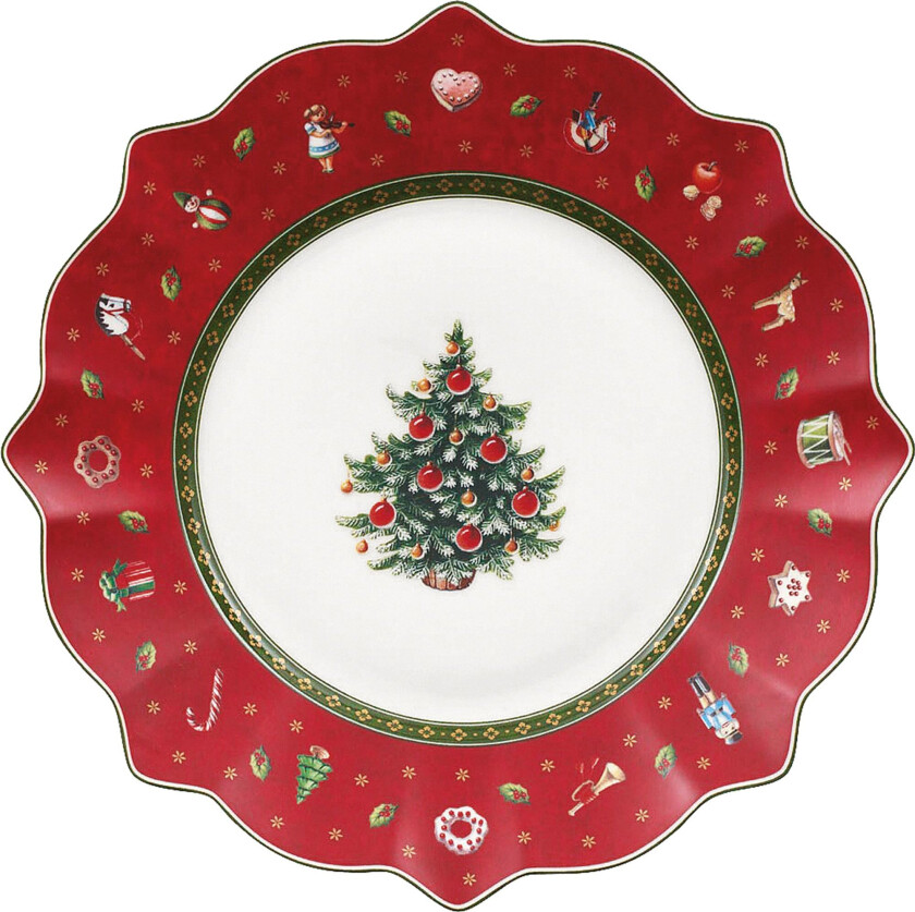Toy's Delight tallrik 22 cm, röd