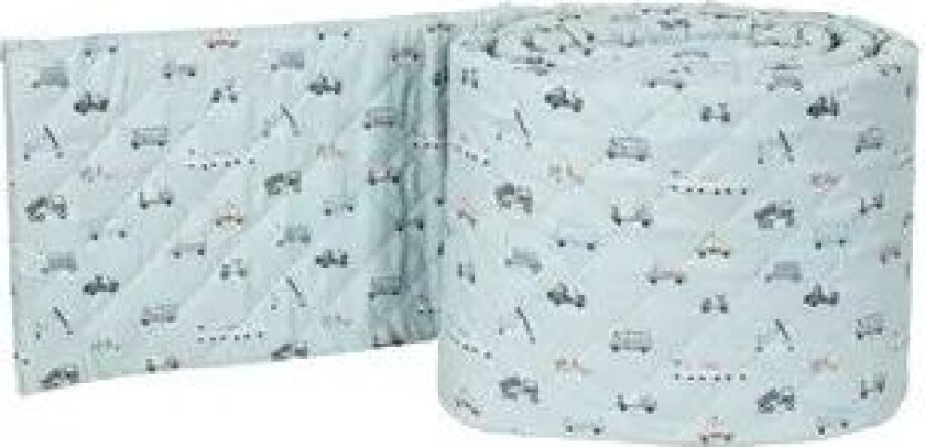 Sengekant sprinkelseng - Pastel Blue - Cars -