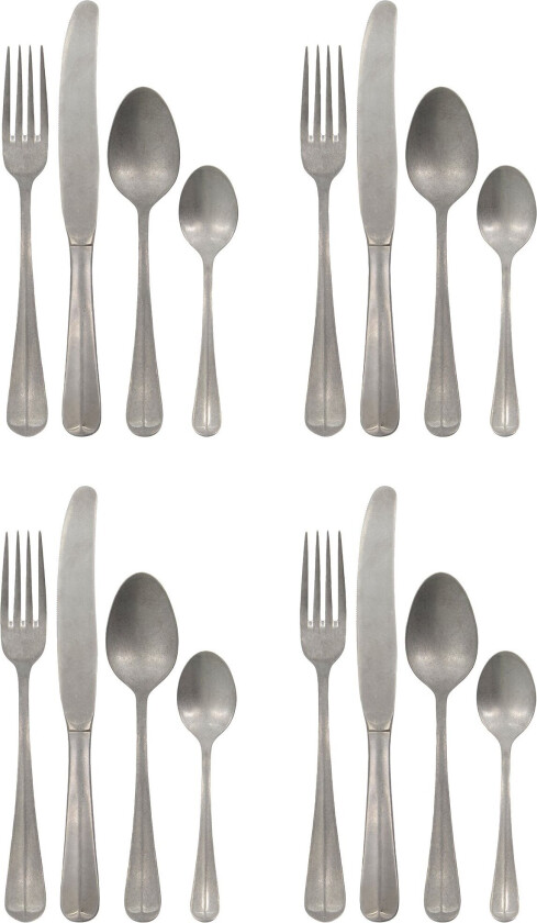 Mora bestikksett 16 deler, sølv
