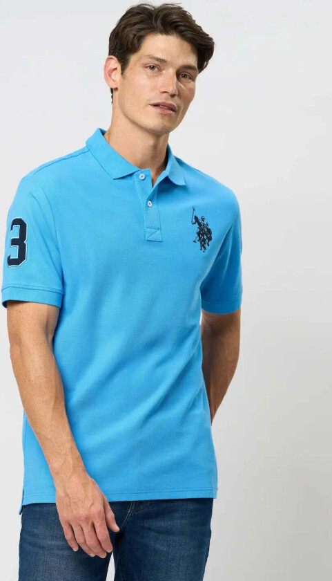 Alfredo Polo Pique - Azure Blue - M