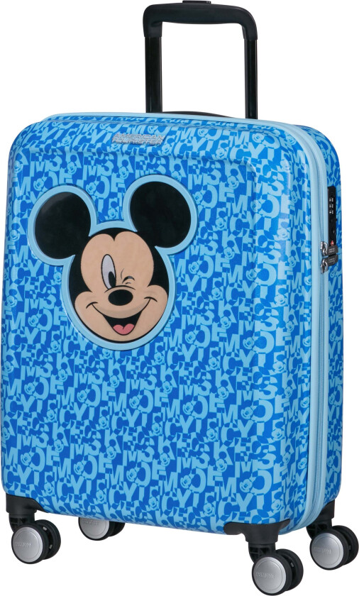 Funlight Disney Trillekoffert 36L, Mickey Lenticular Blue - Kofferter - Resirkulert plast,Plast