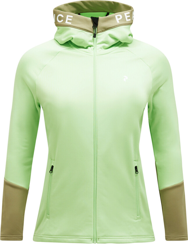 Women's Rider Zip Hood Vivid Green/Avid Beige