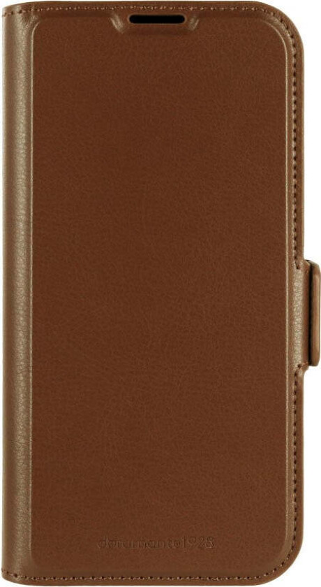 iPhone 16e dbramante1928 Oslo Pro Slim Resirkulert Plast Deksel med Lommebok - Dark Tan