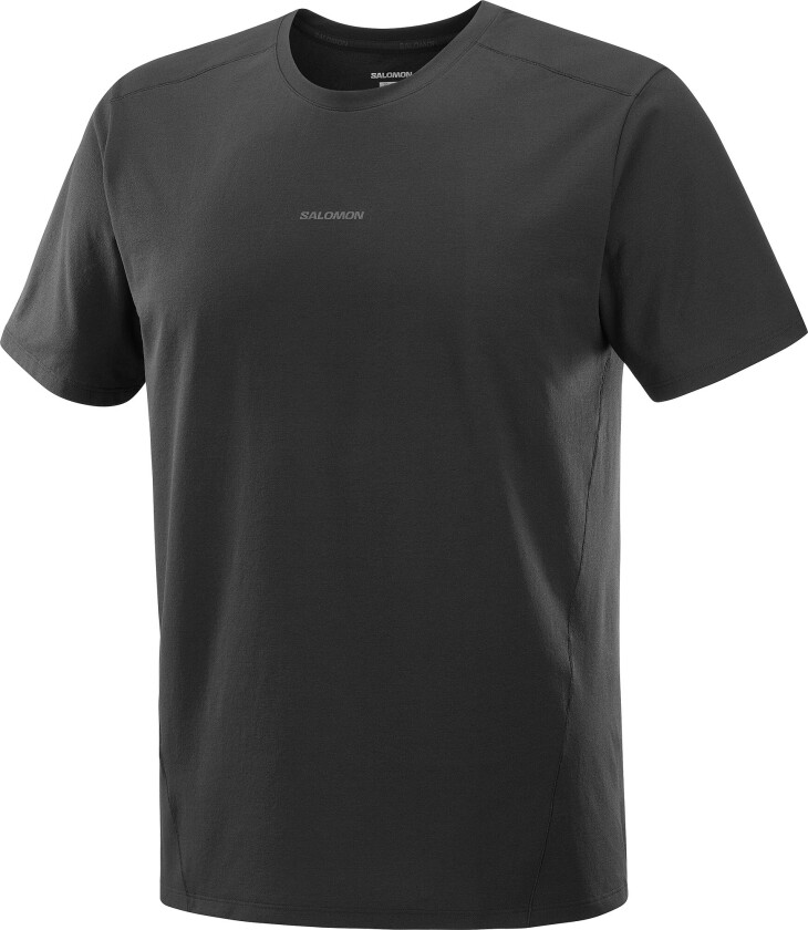 Men's Trackline Short Sleeve Tee Deep Black