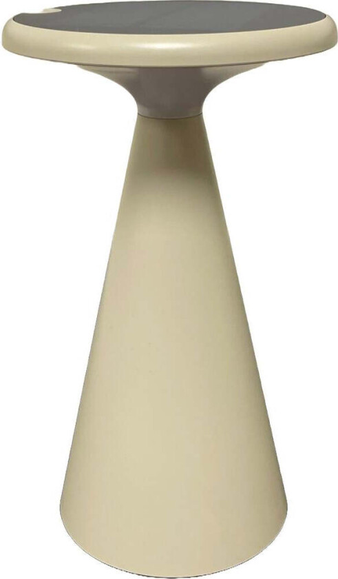 Solar Dio bordlampe 1,6W 2700 Kelvin IP44 utendørs med solcelle - Grå