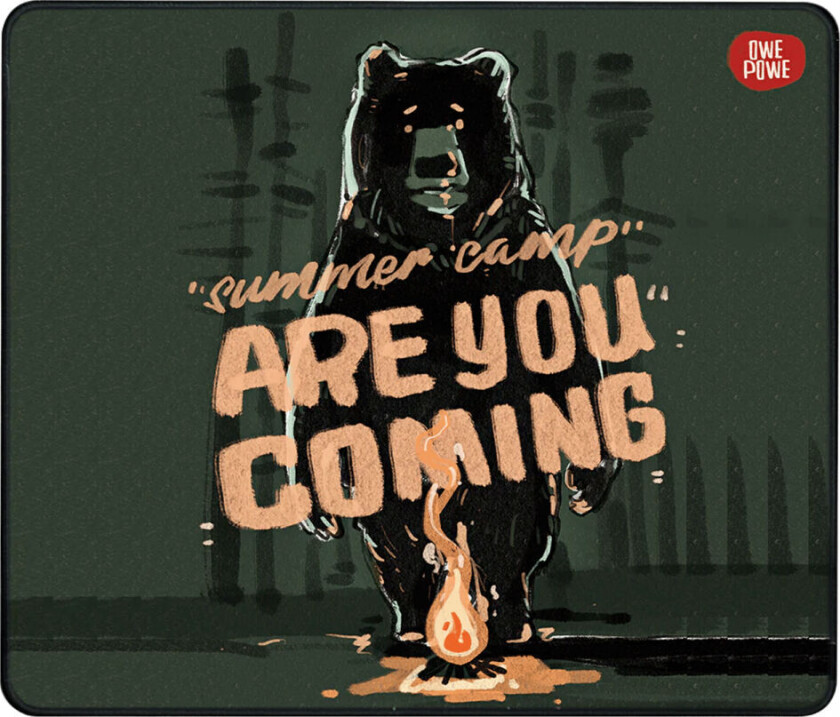 Summer Camp Bear - Gaming Musematte - Xl