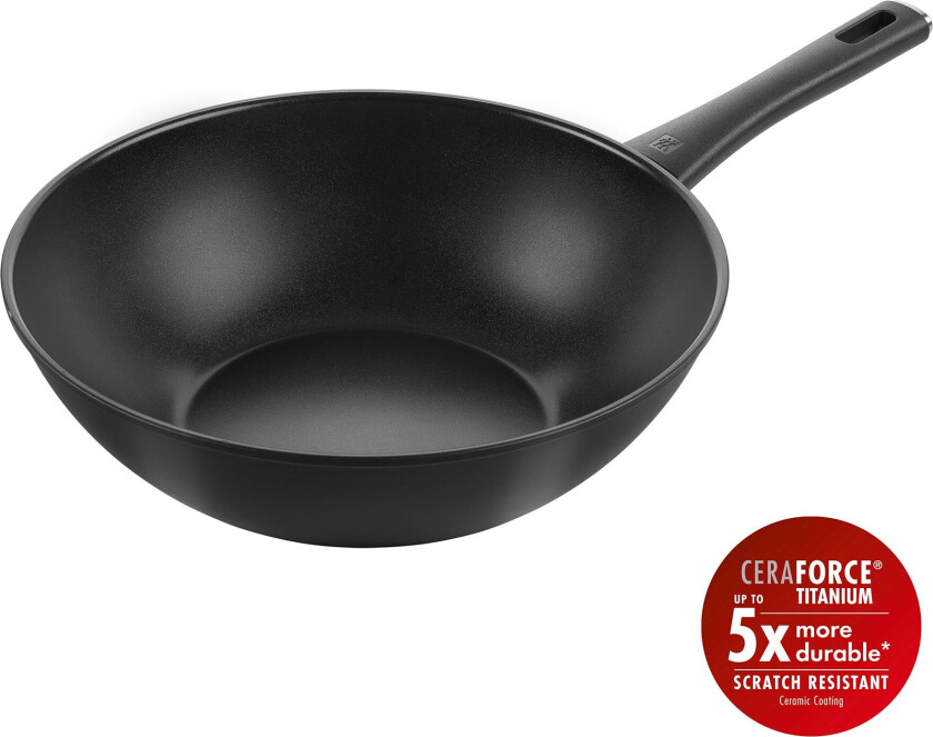 Madura Plus Ceramic Wok - Sort - 30 cm