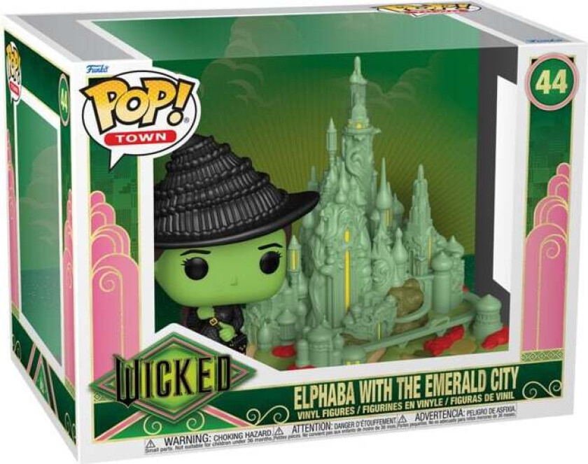 Elphaba with the Emerald City (Pop! Town) Vinyl Figur 44 - Funko Pop! - Funko Shop Europe