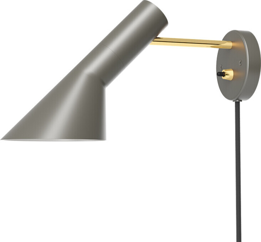 AJ Vegglampe Brass/Warm Grey