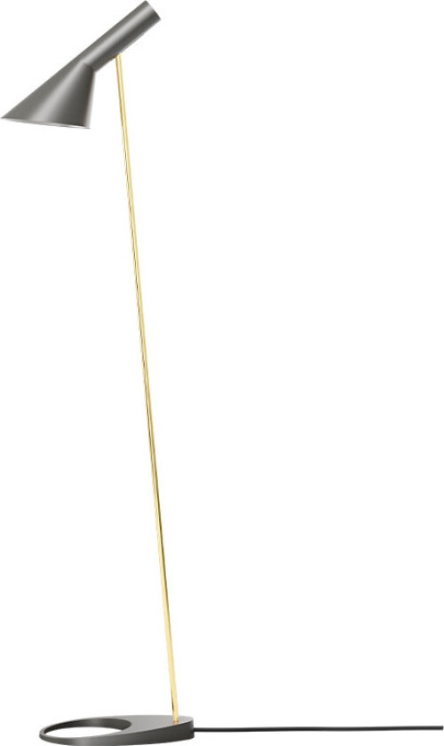 AJ Gulvlampe Brass/Warm Grey