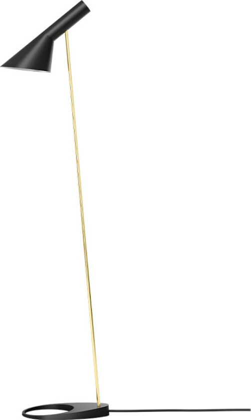 AJ Gulvlampe Brass/Black