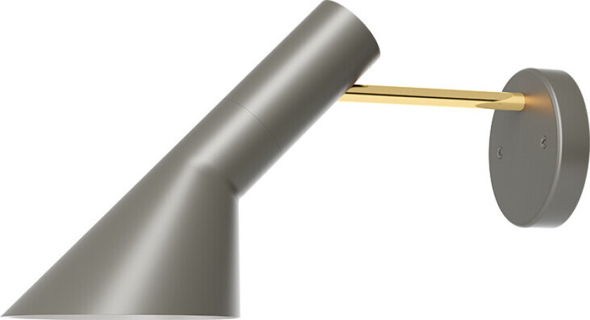 AJ Vegglampe HW Brass/Warm Grey
