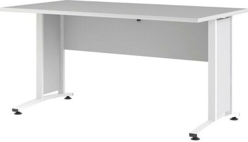 Prisme skrivebord bredde 150 cm hvit.