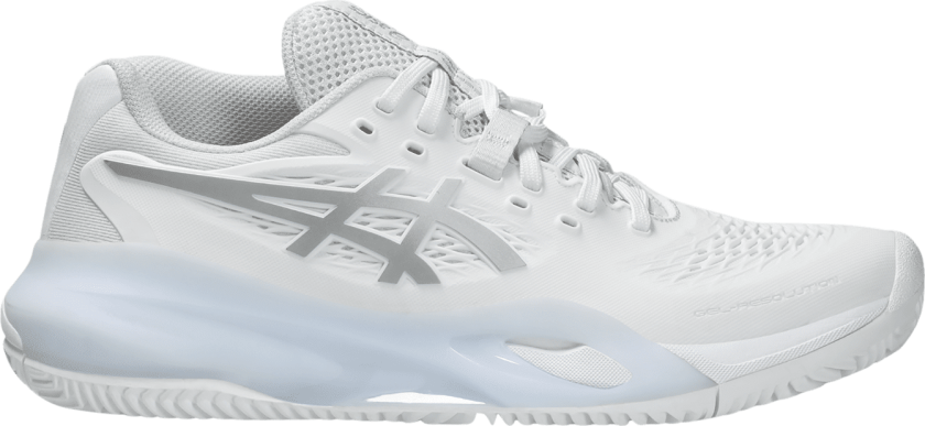 Gel-Resolution X Clay, tennissko, dame WHITE/PURE SILVER