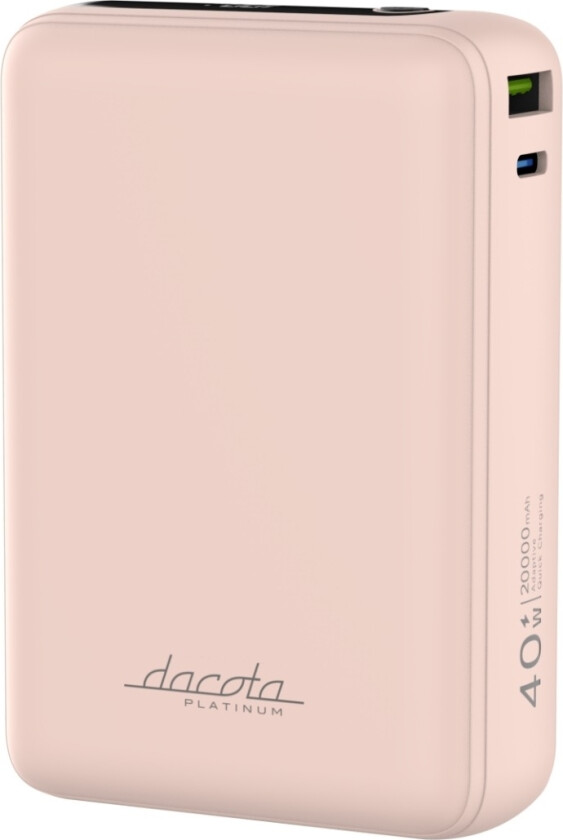 Bilde av AM20 40 W powerbank 20 000 mAh, rosa