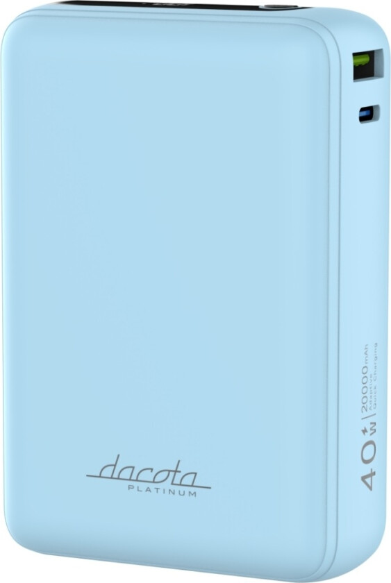 AM20 40 W powerbank 20 000 mAh, blue