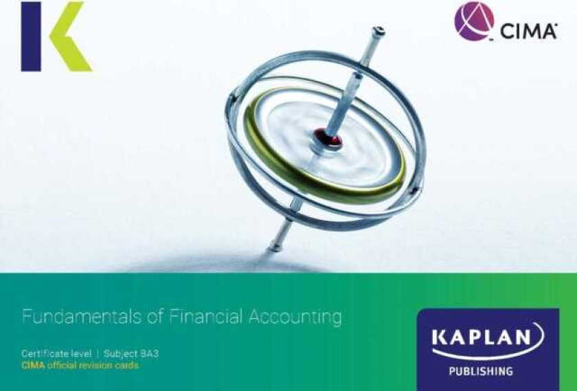 BA3 FUNDAMENTALS OF FINANCIAL ACCOUNTING REVISION CARDS