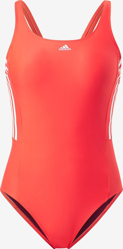 Badedrakt Mid 3-stripes Swimsuit - Rød