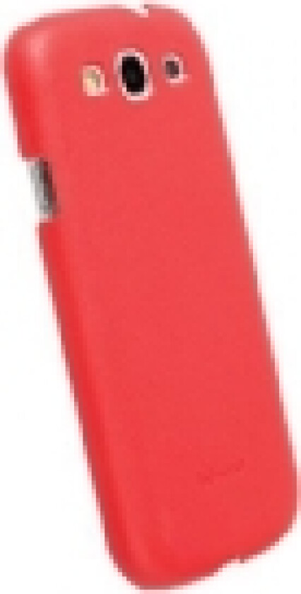 Krusell BioCover - Beskyttende deksel for mobiltelefon - bioplast - rød - for Samsung Galaxy S III