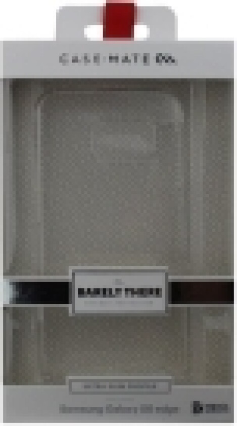 Barely There - Baksidedeksel for mobiltelefon - polykarbonat - blank - for Samsung Galaxy S6 edge