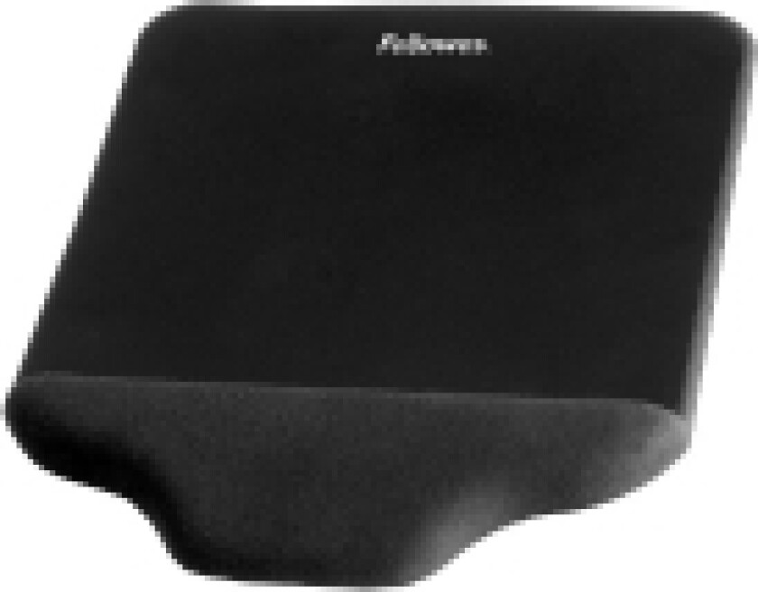 Musemåtte, Fellowes® Plush Touch, skum, sort, håndledsstøtte