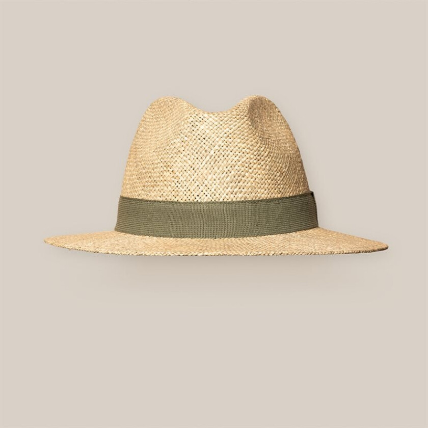 Panama Hat - Mid Green Beige L